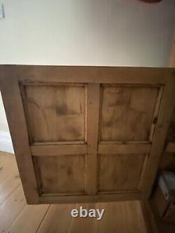Large Pine Larder Pantry Cupboard Farmhouse 3 Drawers 4 Deep Shelves 220 X 140