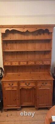 Large Pine Welsh Dresser, good condition