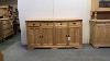 Large Reclaimed Pine 4 Door Drawer Kitchen Sideboard Pinefinders Old Pine Furniture Warehouse