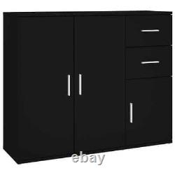 Large Rectangular Wooden Home Sideboard Storage Cabinet Unit 3 Doors 2 Drawers