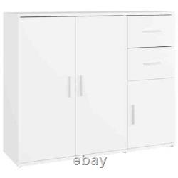 Large Rectangular Wooden Home Sideboard Storage Cabinet Unit 3 Doors 2 Drawers