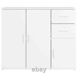 Large Rectangular Wooden Home Sideboard Storage Cabinet Unit 3 Doors 2 Drawers