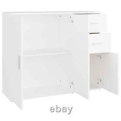 Large Rectangular Wooden Home Sideboard Storage Cabinet Unit 3 Doors 2 Drawers