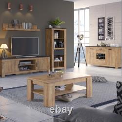 Large Sideboard 2 Doors, 2 Drawers, Wine Rack, Modern Storage Cabinet