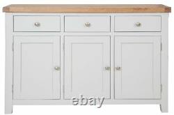 Large Sideboard 3 Doors 3 Drawers French grey