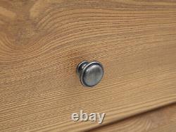 Large Sideboard Cabinet 156cm Unit 3 Drawer 3 Door Traditional Oak Effect Berg
