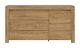 Large Sideboard Cabinet 3 Drawer Scandi Soft Close Waterford Oak Effect Holten