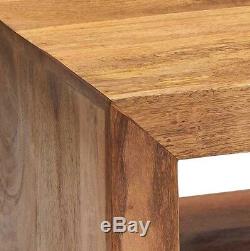 Large Sideboard Light Mango Solid Wood 3 Drawer 3 Door Storage Unit LB05