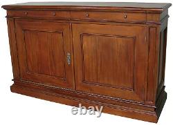 Large Solid Mahogany Sideboard 2 Doors 2 Drawers Traditional Style CBN009