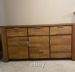 Large Solid Oak Sideboard