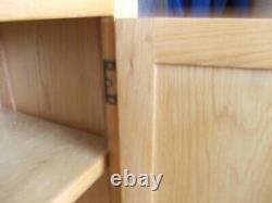 Large Solid Oak Sideboard With 3 Drawers And 3 Doors With Shelves