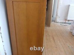 Large Solid Oak Sideboard With 3 Drawers And 3 Doors With Shelves