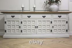 Large Solid Oak Younger Toledo Sideboard Kitchen Dresser Console Showhome