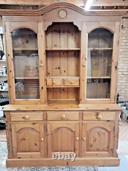 Large Solid Pine Welsh Dresser 3 Drawer