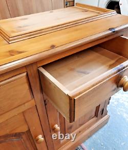 Large Solid Pine Welsh Dresser 3 Drawer