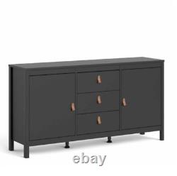 Large Storage Sideboard Vintage Retro Cabinet Modern Cupboard Chest Drawers Unit