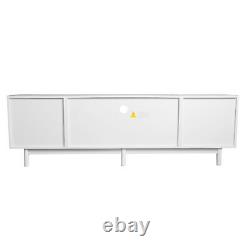 Large TV Stand for 80 inch TV with 2 Doors 2 Drawers TV base Cabinet TV Lowboard