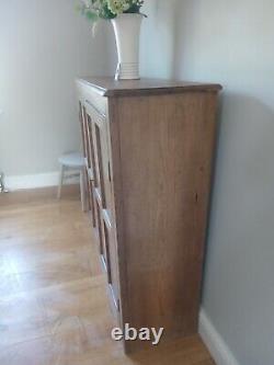Large Victorian Blonde Pine Pantry Larder Kitchen/Linen Cupboard Locks & Key
