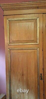 Large Victorian Pine Housekeepers Cupboard / Linen Press DISMANTLES