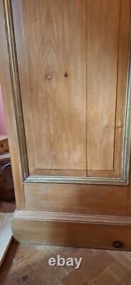 Large Victorian Pine Housekeepers Cupboard / Linen Press DISMANTLES