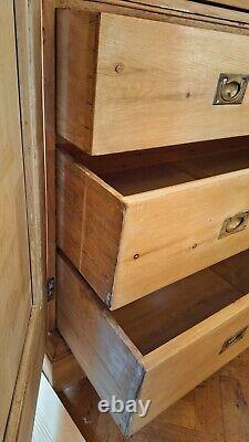 Large Victorian Pine Housekeepers Cupboard / Linen Press DISMANTLES