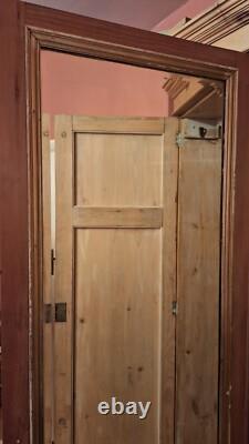 Large Victorian Pine Housekeepers Cupboard / Linen Press DISMANTLES
