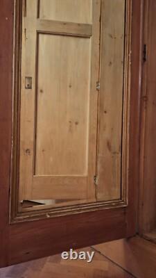 Large Victorian Pine Housekeepers Cupboard / Linen Press DISMANTLES