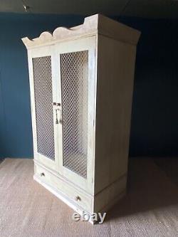 Large Vintage Continental Pine Wardrobe/ Storage Larder Cupboard French Armoire