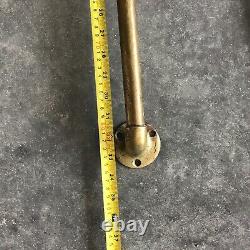 Large Vintage Industrial Brass Door Handle Center 2 Center Drawer Pull Style 34