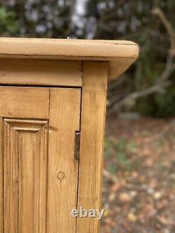 Large Vintage Pine Sideboard School Hall Toy Cupboard Storage Kitchen Cabinet