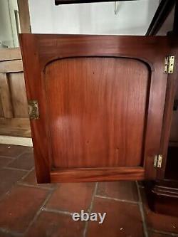 Large Vintage Victorian Style Glazed Bookcase Display Cabinet Cupboard Dresser