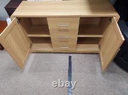 Large Wooden Sideboard With 2 Doors And 3 Drawers Cs W57