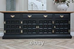 Large Younger Toledo Solid Oak Sideboard Kitchen Dresser Console Table Showhome