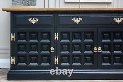 Large Younger Toledo Solid Oak Sideboard Kitchen Dresser Console Table Showhome