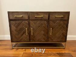 Large beautiful Cabinet J. N Rusticus Montrose Large Chevron Cabinet