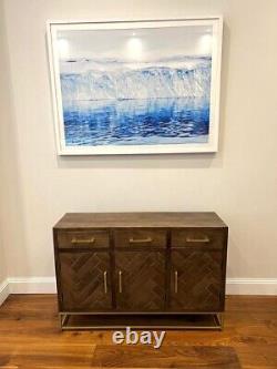 Large beautiful Cabinet J. N Rusticus Montrose Large Chevron Cabinet