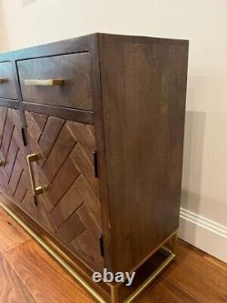 Large beautiful Cabinet J. N Rusticus Montrose Large Chevron Cabinet