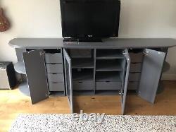 Large handmade front room unit for tv stereo