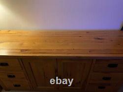 Large oak sideboard used