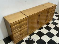 Large oak ten drawer two door farmhouse sideboard comes in 4 parts Delivery