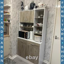 Larger Kitchen Larder Cupboard Buffet Storage Cabinet Server Sideboard Drawers