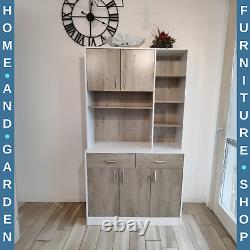 Larger Kitchen Larder Cupboard Buffet Storage Cabinet Server Sideboard Drawers