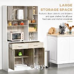 Larger Kitchen Larder Cupboard Buffet Storage Cabinet Server Sideboard Drawers