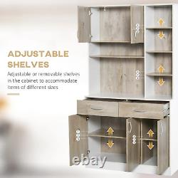 Larger Kitchen Larder Cupboard Buffet Storage Cabinet Server Sideboard Drawers