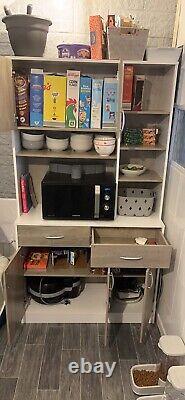 Larger Kitchen Larder Cupboard Buffet Storage Cabinet Server Sideboard Drawers