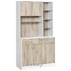 Larger Kitchen Larder Cupboard Buffet Storage Cabinet Server Sideboard Drawers