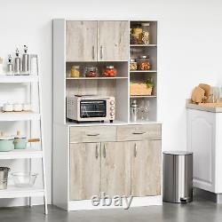 Larger Kitchen Larder Cupboard Buffet Storage Cabinet Server Sideboard Drawers