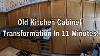 Learn How To Install New Doors Drawers And Slides Old Kitchen Transformation In 11 Minutes