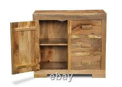 Light Mango Wood Large Sideboard (h68l)