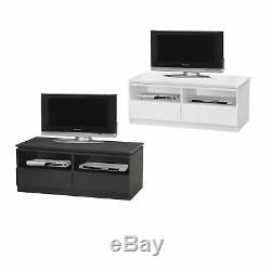 Living Room Furniture Sideboards Bookcase TV Cabinets Black or White CLEARANCE